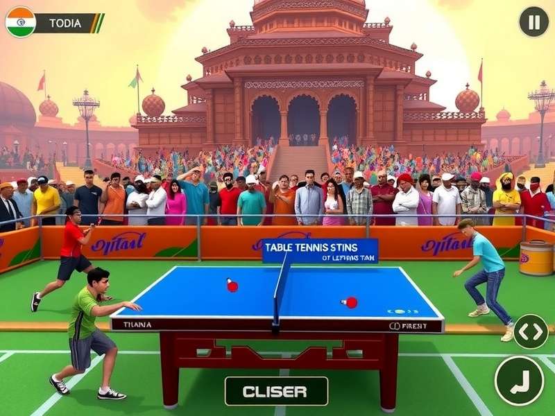 India Table Tennis Titans gameplay screenshot